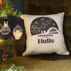 Personalised Tyne Bridge Eco Christmas Cushion