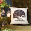 Tyne Bridge at Christmas Eco Cushion