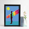 Rainbow Angel unframed print