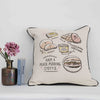 Ham and Pease Pudding Stottie Eco Cushion