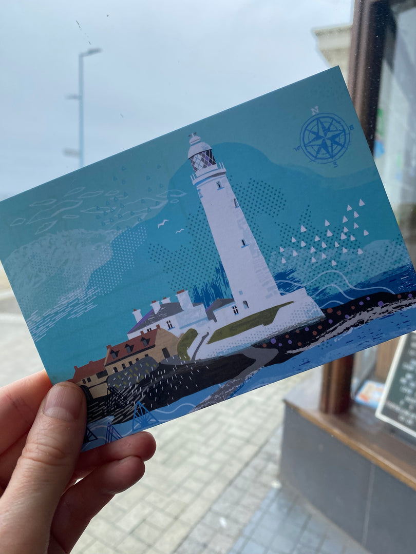 St Mary’s Lighthouse & Causeway Postcard