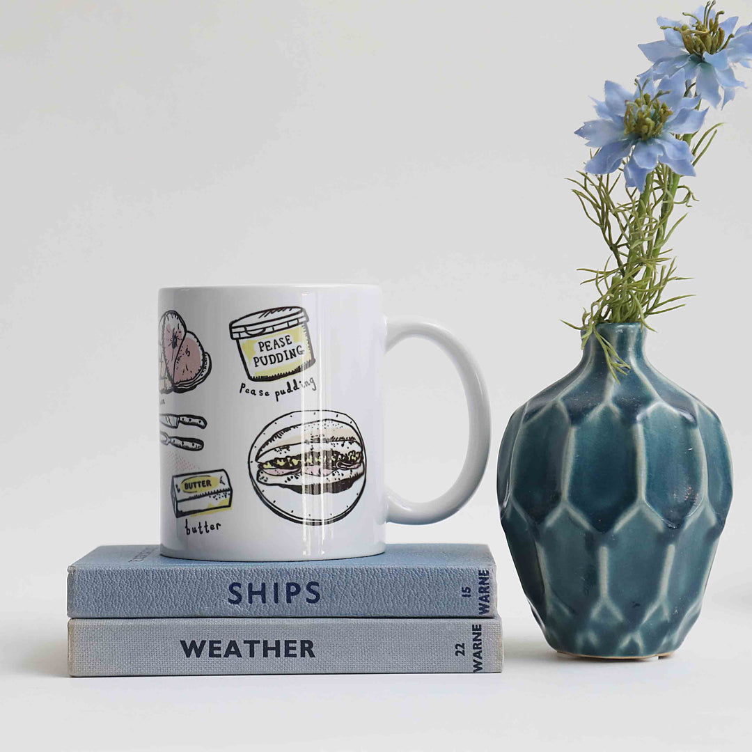 Ham and Pease Pudding Stottie Ceramic Mug