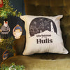 Personalised St Mary’s Lighthouse Eco Christmas Cushion