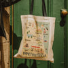 Northumbria Map Eco Tote Bag