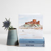 Bamburgh Castle and beach card