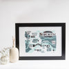 Newcastle Map Print