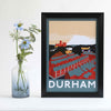 Durham From The Train Print