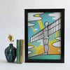 Angel of the North Pop Art print