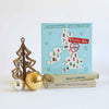 Christmas Whitley Bay Map Card