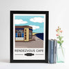 Rendezvous Cafe, Whitley Bay Print